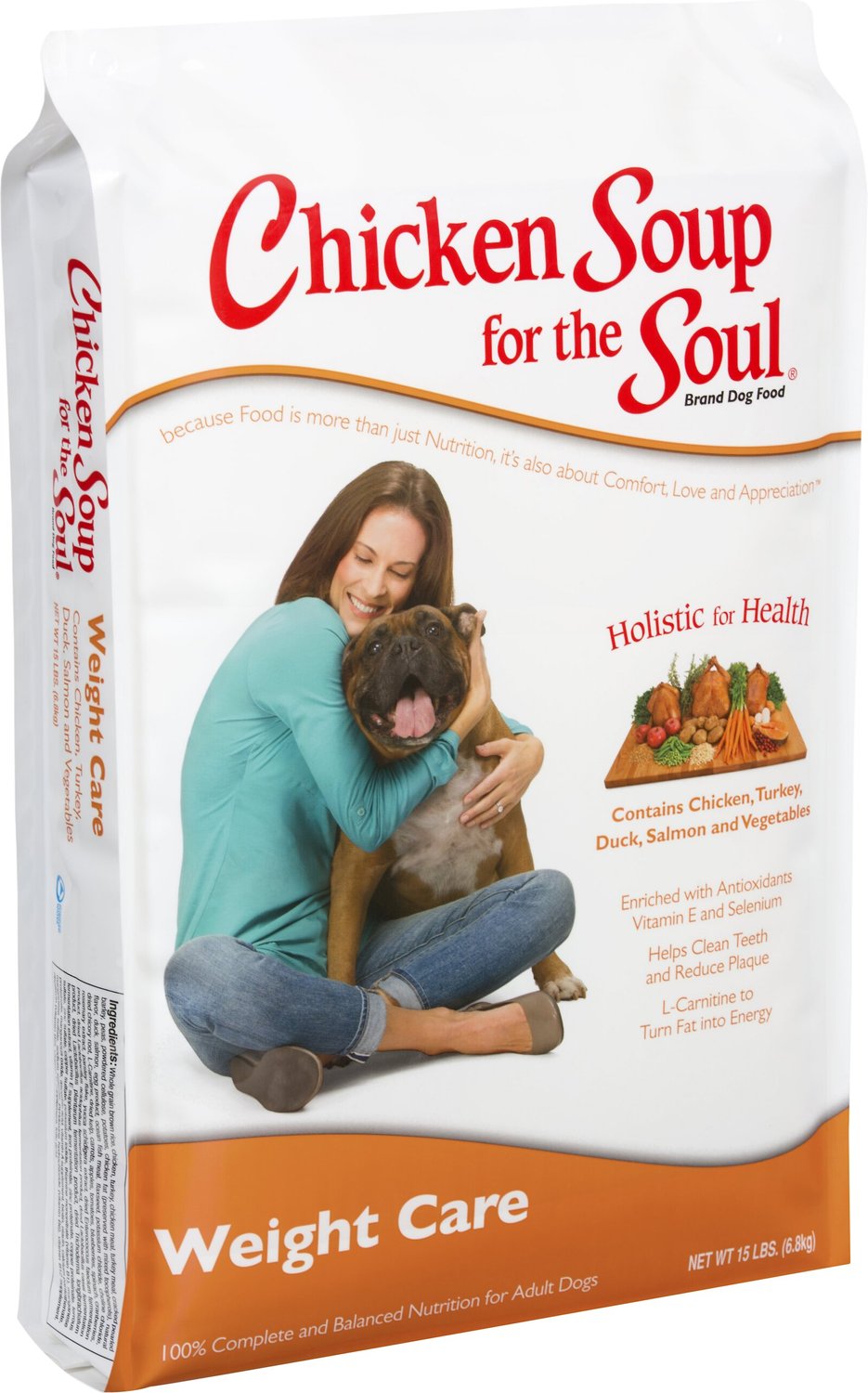 Chicken Soup for the Soul Adult Weight Care Dry Dog Food, 30-lb bag - Chewy.com