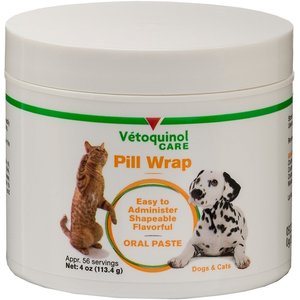 Vetoquinol Pill Wrap for Dogs & Cats, 4-oz