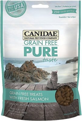 CANIDAE Grain-Free PURE Taste with Fresh Salmon Cat Treats, slide 1 of 1