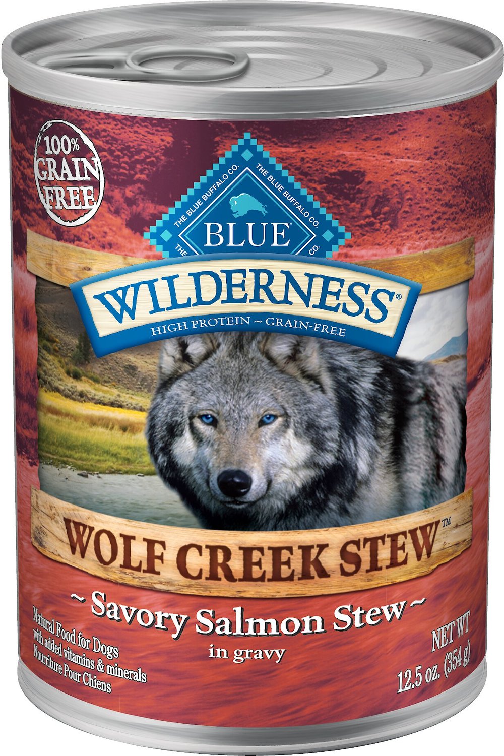 Blue Buffalo Wilderness Wolf Creek Stew Savory Salmon Stew ...