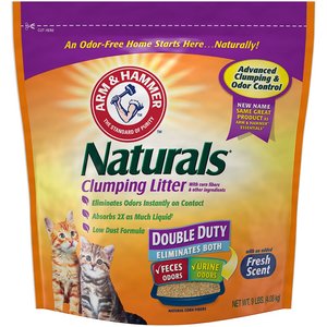 Arm & Hammer Litter Naturals Scented Clumping Corn Cat Litter, 9-lb bag