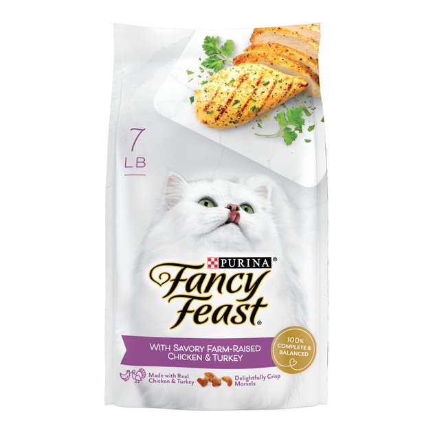 Fancy Feast Gourmet Savory Chicken & Turkey Dry Cat Food, 7lb bag