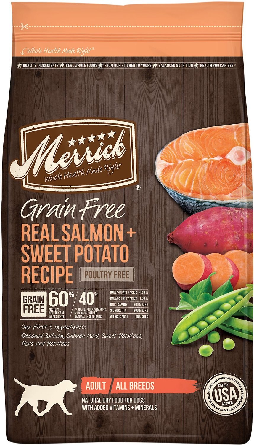 Merrick GrainFree Real Salmon + Sweet Potato Recipe Dry