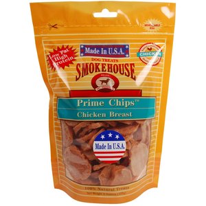 Smokehouse USA Chicken Breast Prime Chips Dog Treats, 8-oz bag