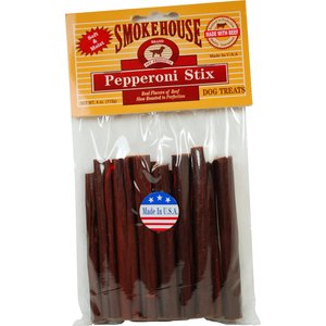 Smokehouse USA 4" Pepperoni Stix Dog Treats, 4-oz bag