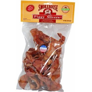 Smokehouse USA Piggy Slivers Dog Treats, 24 count