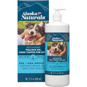 Alaska Naturals Wild Alaskan Pollock Oil Natural Dog Supplement, 32-oz bottle