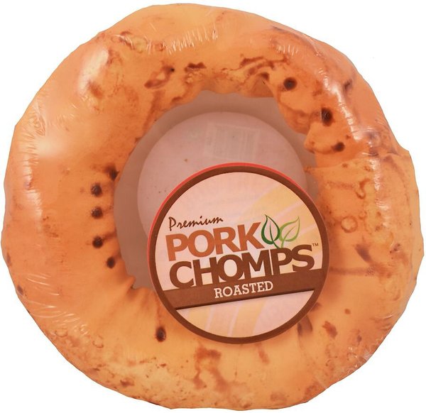 Premium Pork Chomps Roasted Donut Dog Treat, 6-in donut slide 1 of 5