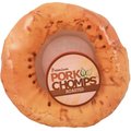 Premium Pork Chomps Roasted Donut Dog Treat, 6-in donut
