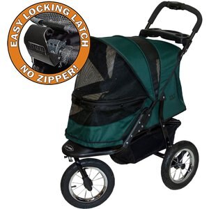 Pet Gear Jogger No-Zip Pet Stroller, Forest Green