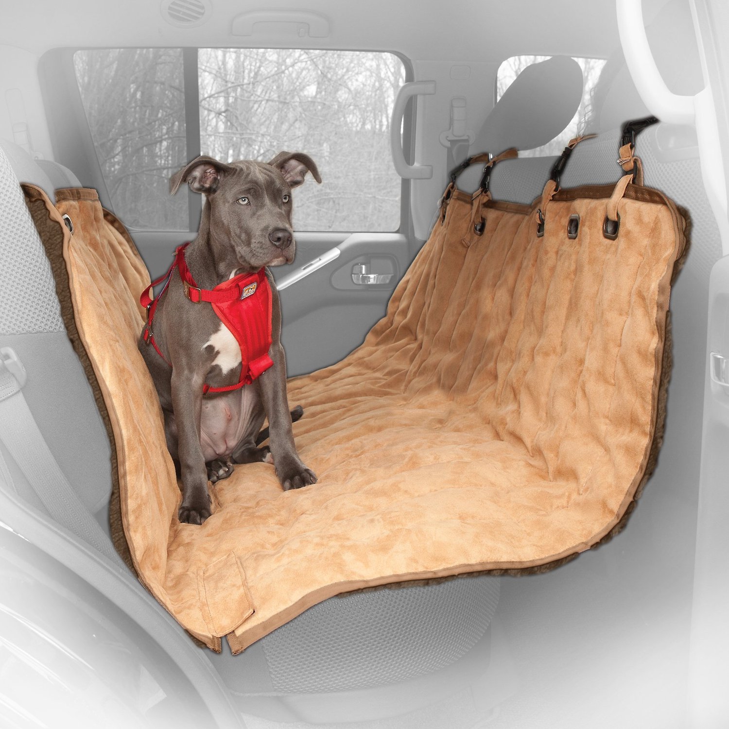 Kurgo Stowe Hammock Dog Car Seat Cover - Chewy.com