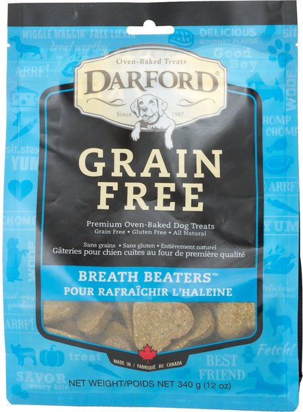 Darford Breath Beaters Grain-Free Dog Treats, 12-oz bag slide 1 of 4