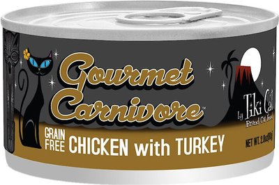 Tiki Cat Gourmet Carnivore Chicken with Turkey Grain-Free Canned Cat Food, slide 1 of 1