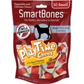 SmartBones Small PlayTime Chicken Chews Dog Treats, 10 pack