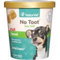 NaturVet No Toot Plus Fennel Soft Chews Digestive Supplement for Dogs, 70-count
