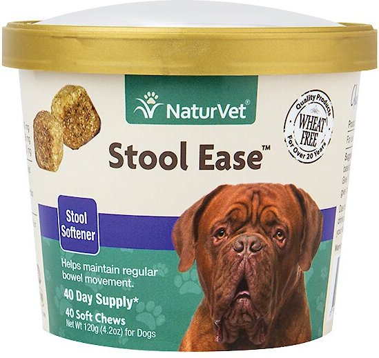 NaturVet Stool Ease Soft Chews Digestive Supplement for Dogs, 40 count slide 1 of 6