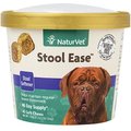 NaturVet Stool Ease Soft Chews Digestive Supplement for Dogs, 40 count