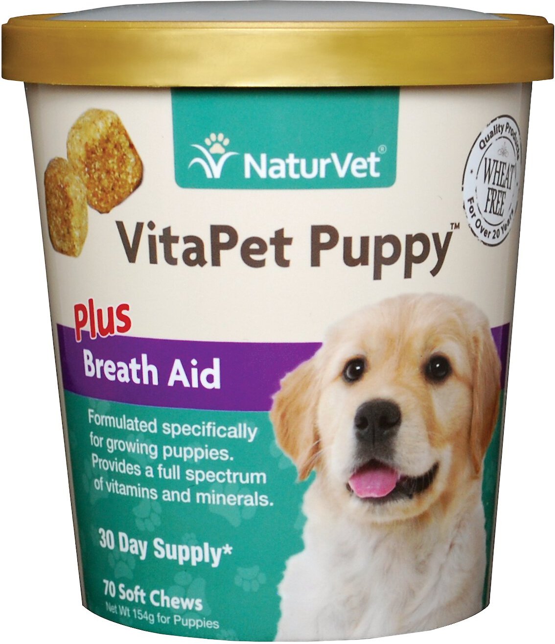 NATURVET VitaPet Puppy Vitamins & Minerals Dog Soft Chews ...