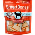 SmartBones Large Sweet Potato Chews Dog Treats, 3 pack
