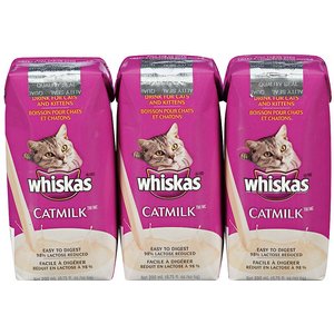 Whiskas Cat Milk Liquid Milk Supplement for Cats, 6.75-oz carton, 3-pack