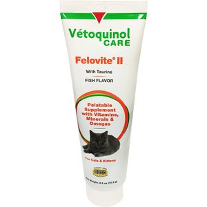 Vetoquinol Felovite II Gel Multivitamin for Cats, 2.5-oz tube