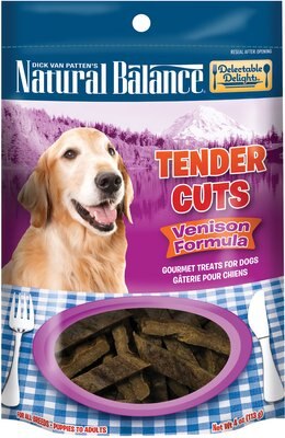 Natural Balance Delectable Delights Venison Formula Tender Cuts Dog Treats, slide 1 of 1