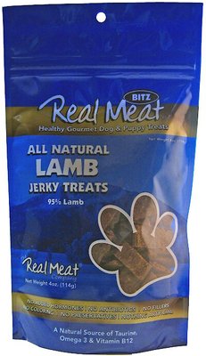The Real Meat Company 95% Lamb Jerky Bitz Dog Treats, slide 1 of 1