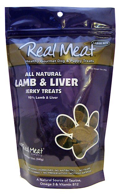 The Real Meat Company 95% Lamb & Liver Jerky Bitz Dog ...