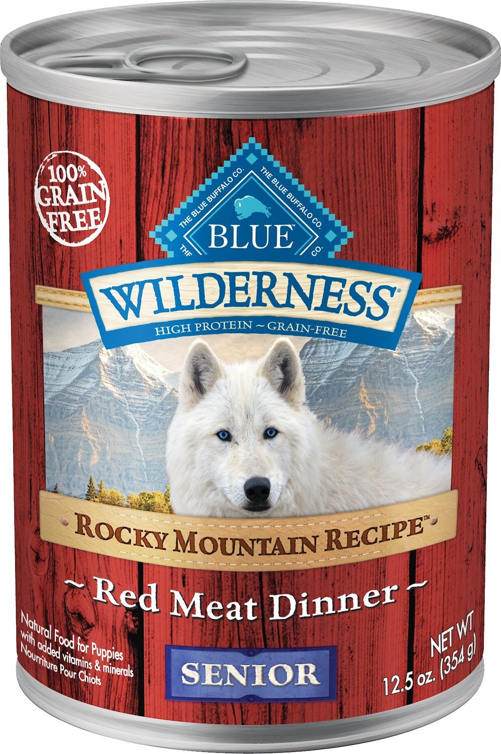 Blue Buffalo Wilderness Rocky Mountain Recipe Red Meat Dinner Senior