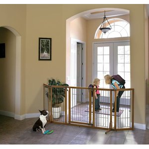 Richell Wide Premium Plus Freestanding Gate for Dogs & Cats