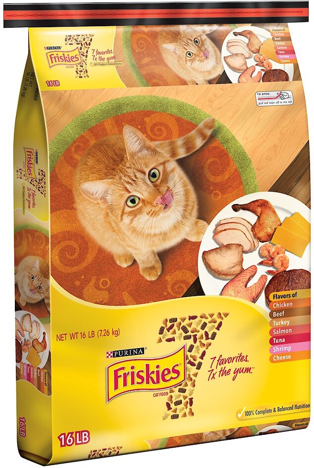 Friskies 7 Dry Cat Food, 16-lb bag - Chewy.com