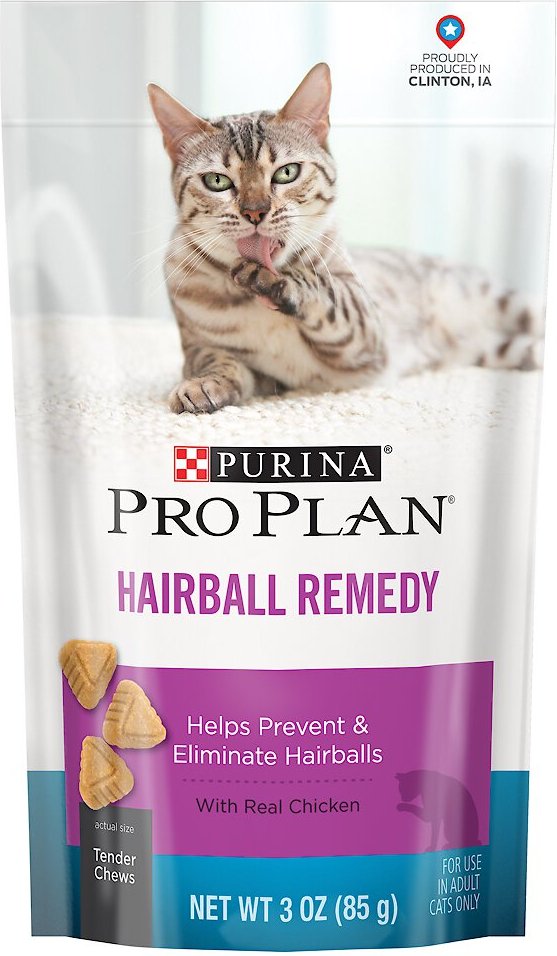 Purina Pro Plan Focus Hairball Remedy Cat Treats, 3oz bag