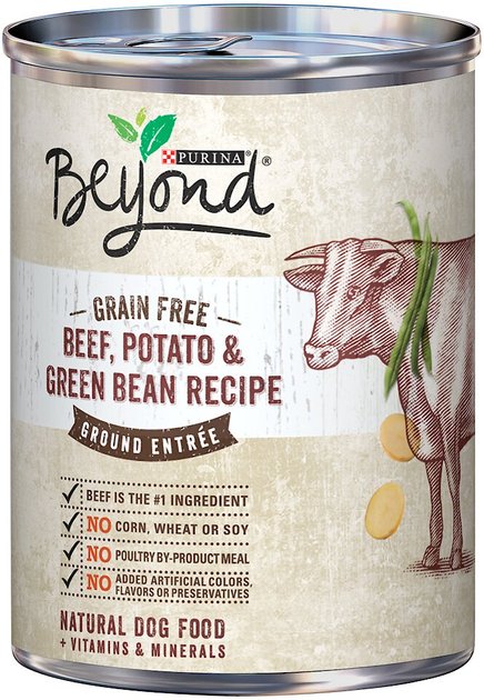 Purina Beyond Beef, Potato & Green Bean Recipe Ground Entrée Grain-Free ...