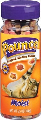 Pounce Moist Seafood Medley Flavor Cat Treats, slide 1 of 1
