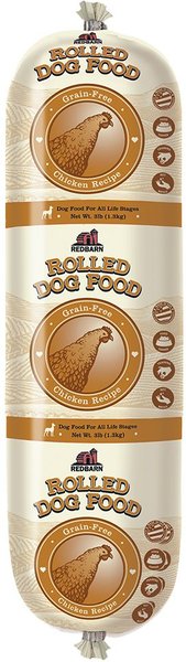 Redbarn Naturals Grain-Free Chicken Recipe Dog Food Roll, 3-lb roll slide 1 of 3