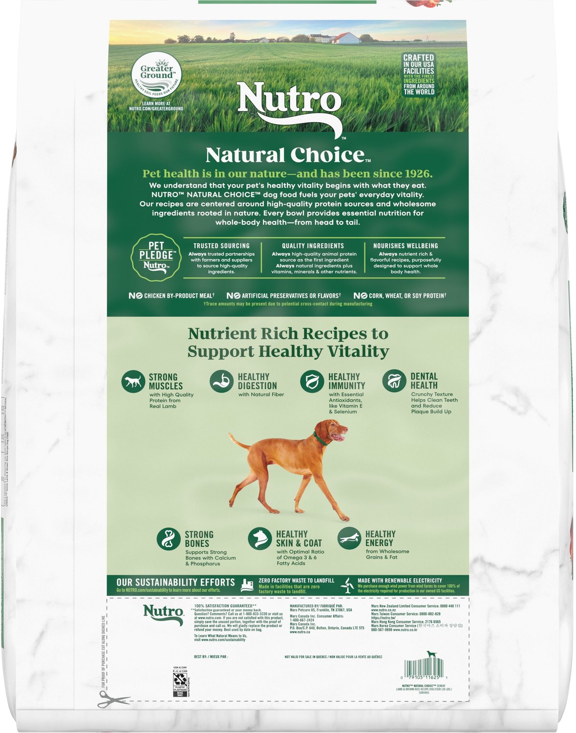 Nutro Limited Ingredient Diet Senior Lamb & Rice Recipe ...