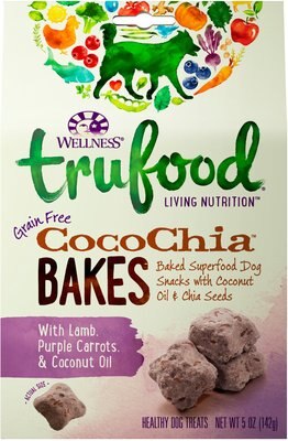 Wellness TruFood CocoChia Bakes with Lamb, Purple Carrots & Coconut Oil Grain-Free Dog Treats, slide 1 of 1