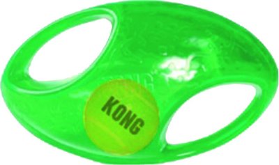 KONG Holiday Jumbler Football Dog Toy, slide 1 of 1