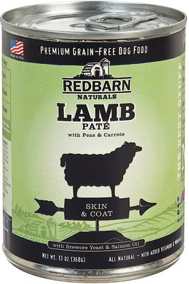 Redbarn Naturals Lamb Pate Skin & Coat Grain-Free Canned Dog Food, slide 1 of 1