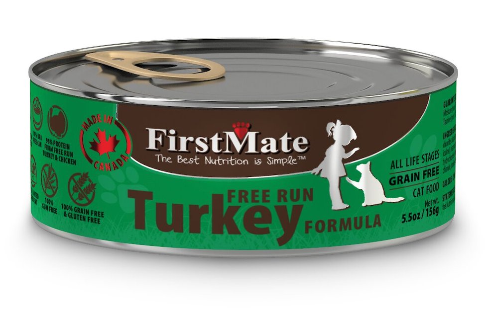 FirstMate Turkey Formula Limited Ingredient GrainFree Canned Cat Food