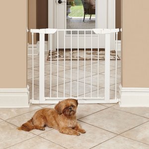 MidWest Steel Pet Gate, White, 29-in