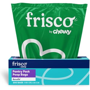 Frisco Pantry Pack Dog Poop Bags, Unscented, 300 count