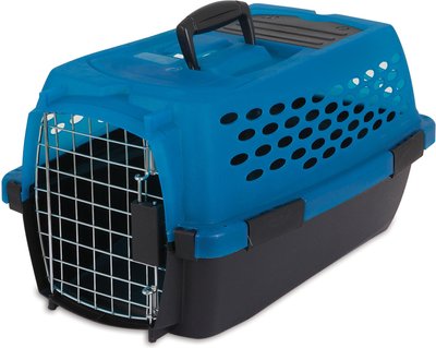 Petmate Jelly Vari Translucent Kennel for Dogs & Cats, Blue/Black, slide 1 of 1