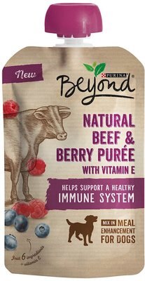 Purina Beyond Natural Beef & Berry Puree Dog Food Topper, slide 1 of 1