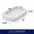 Frisco Quilted Fleece Pet Bed & Crate Mat, Ivory, 18-inch - Chewy.com