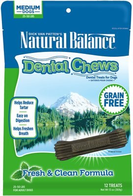 Natural Balance Dental Chews Fresh & Clean Grain-Free Dental Dog Treats, slide 1 of 1