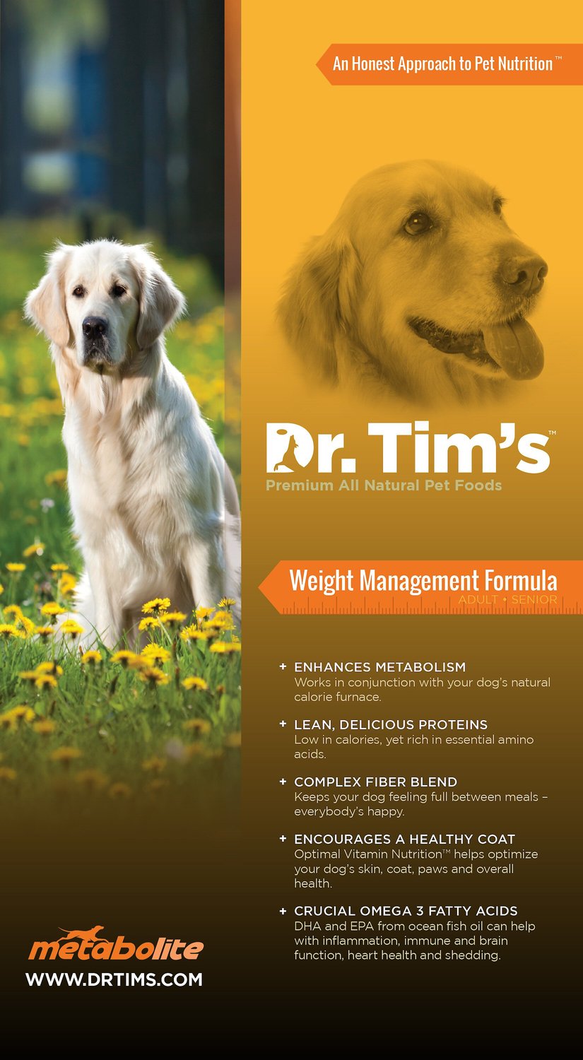 Dr. Tim's Metabolite Weight Management Formula Dry Dog ...