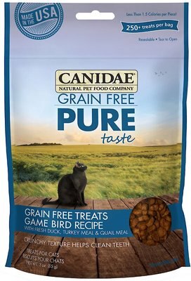 CANIDAE Grain-Free PURE Taste Game Bird Recipe Cat Treats, slide 1 of 1