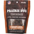 Prairie Dog Texas Sausages Western Beef & Sweet Potato Grain-Free Dog Treats, 16-oz bag