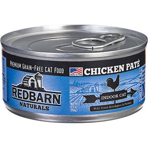 Redbarn Naturals Chicken Pate Indoor Grain-Free Canned Cat Food, 5.5-oz, case of 24